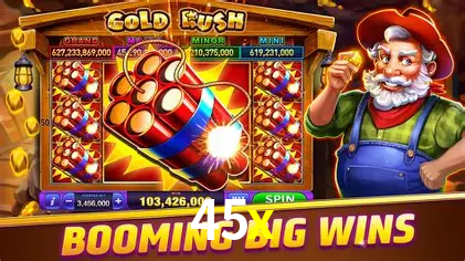 45x: Jogos de Caça-Níqueis-Altas Recompensas, Roleta-Velocidade, Blackjack-Desafios Máximos